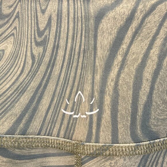 Beyond Yoga High Rise Swirl Dye Leggings Womens Medium M Olive Green USA Camo - Picture 9 of 11